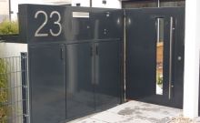 briefkasten- und toranlage